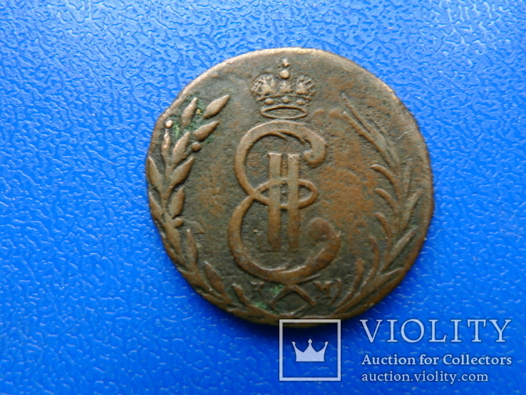 Сибирская монета. Копейка. 1778 КМ., фото №2