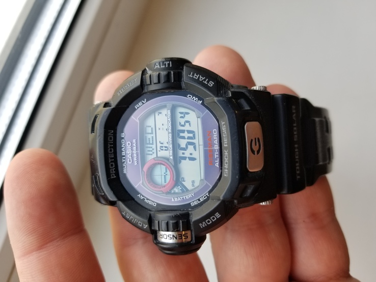 Часы Casio G-Shock GW-9200 Tough Solar Altimetr Barometr Оригинал, numer zdjęcia 11