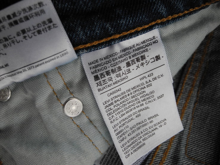 Джинсы Levis 502 34/34 ( Mexico USA ) НОВОЕ, numer zdjęcia 9