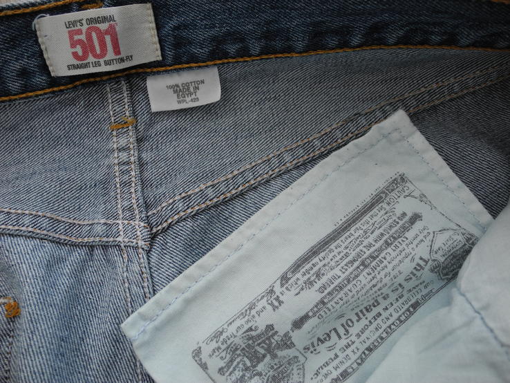 Джинсы Levis 501 36/30 ( Egypt , Египет ) НОВОЕ , numer zdjęcia 8