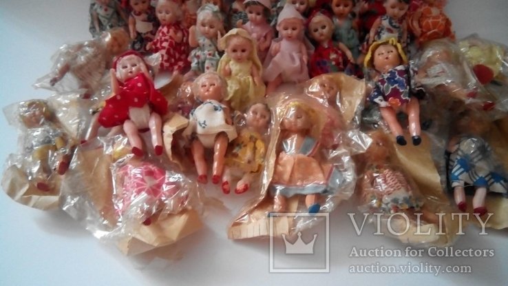  Микро куклы куколки 52шт 8см спящие глаза Польша, фото №4