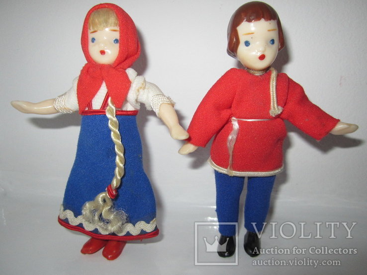 Сувенирные куклы 1968г 11см Нахабино СССР, фото №5