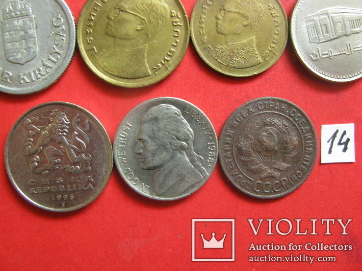 Монети держав світу підбірка (10шт.), фото №6