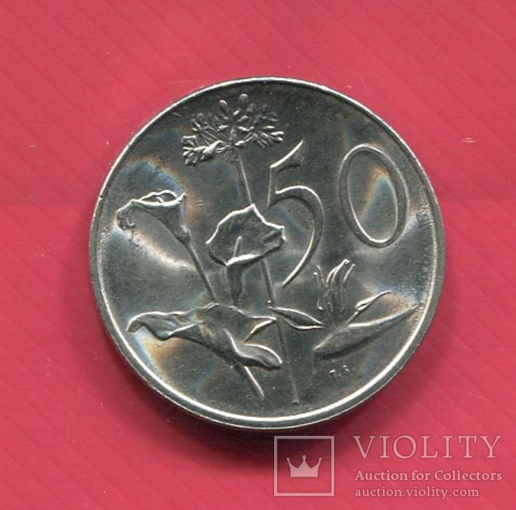 ЮАР 50 центов 1987 UNC