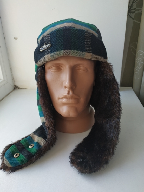Новая шапка ушанка с мехом Screamer р.59-60, фото №2