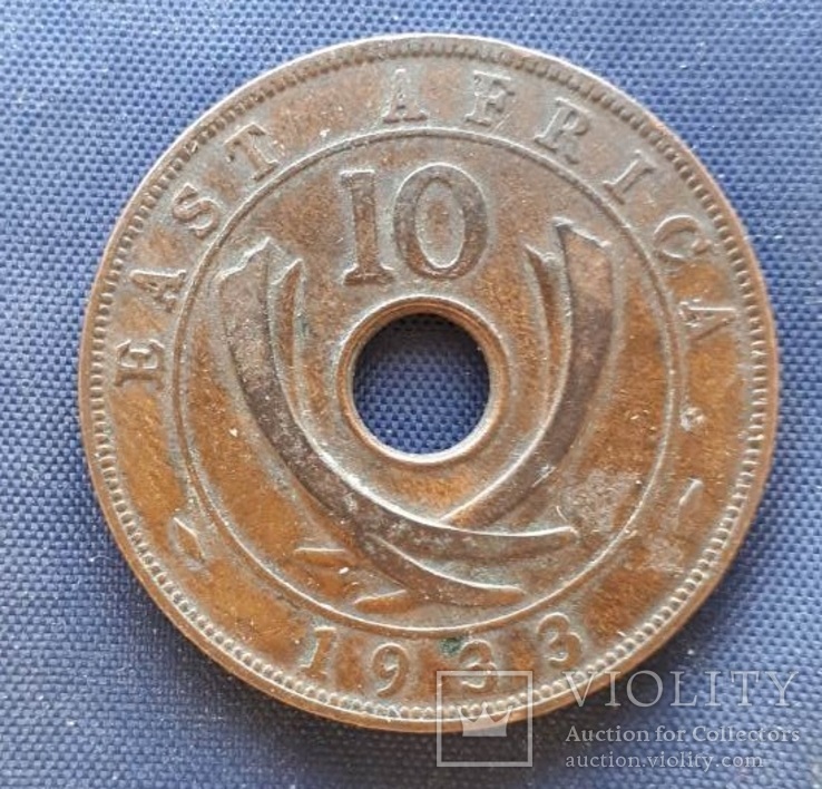 10 центов Восточная Африка Георг V 1933г.