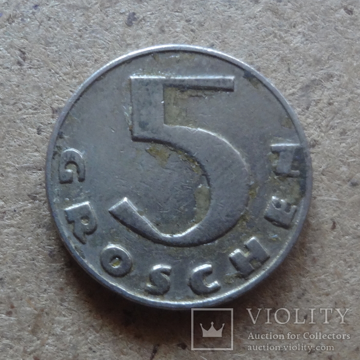 5 грошен  1932  Австрия   (К.37.24)~, фото №3