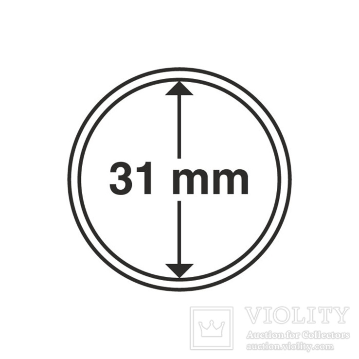 Круглые капсулы для монет, внут. диаметры 14-41 мм, Leuchtturm, фото №6