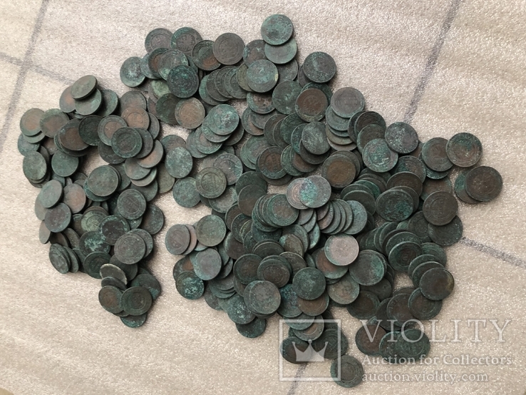 Клад мідних царських монет ( 1655 штук ), фото №9