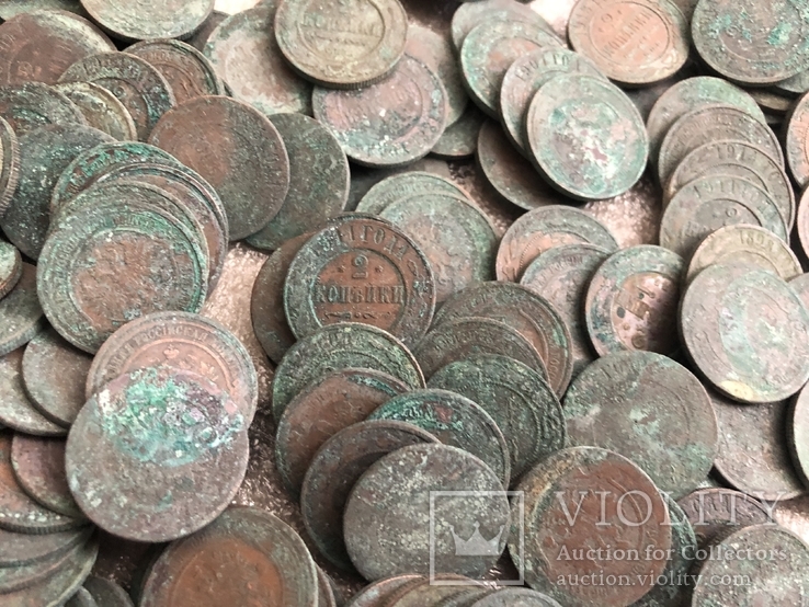 Клад мідних царських монет ( 1655 штук ), фото №10
