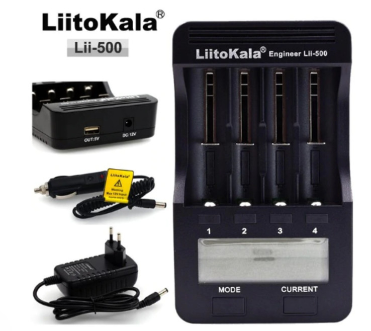 Зарядное устройство LiitoKala Lii 500 18650 26650 21700, фото №2