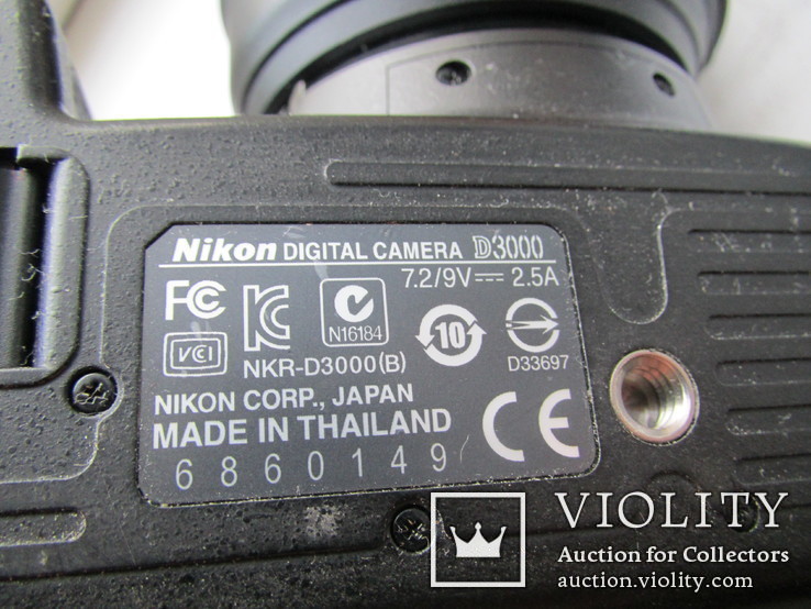 Фотоаппарат Nikon D 3000  10.2 м.п. с объективом, фото №12
