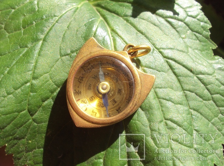 Золотой компас-шатлен, XIX век., фото №11