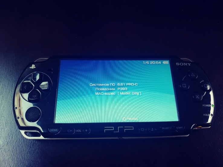 Игровая приставка Sony PSP 2003 прошитая + флешка 32GB c играми + Наушники, фото №2