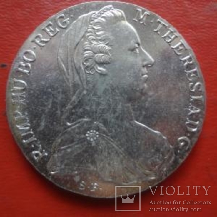 Талер 1780 Мария Терезия серебро (4.4.6), фото №4