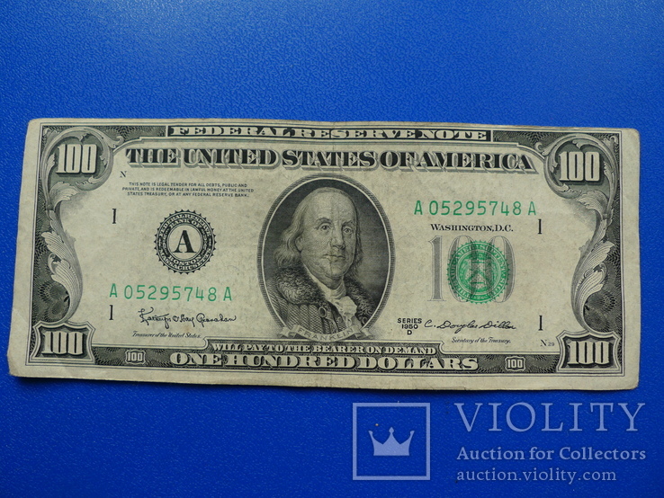 100 долларов. 1950 год., фото №2