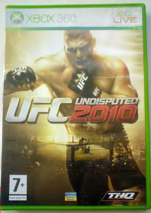 Диск с игрой UFC 2010: Undisputed для Xbox 360, numer zdjęcia 2