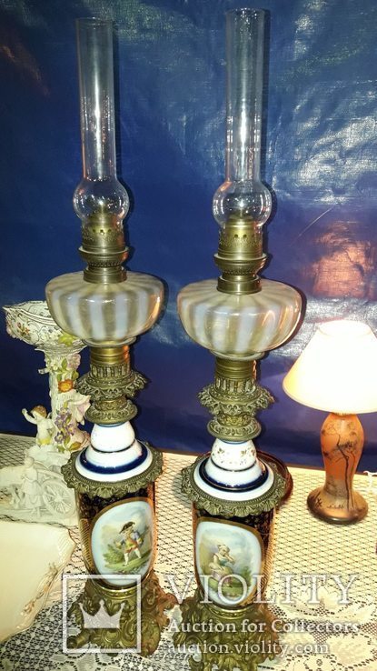 Французские керосиновые лампы, фото №2
