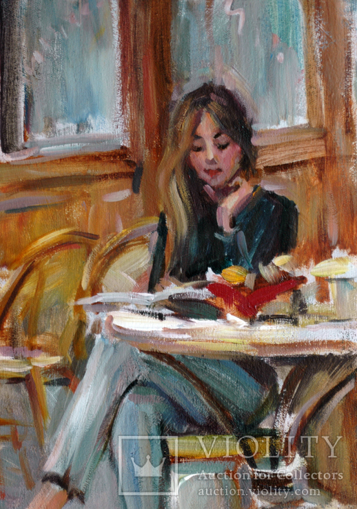 Девушка в кафе., фото №3