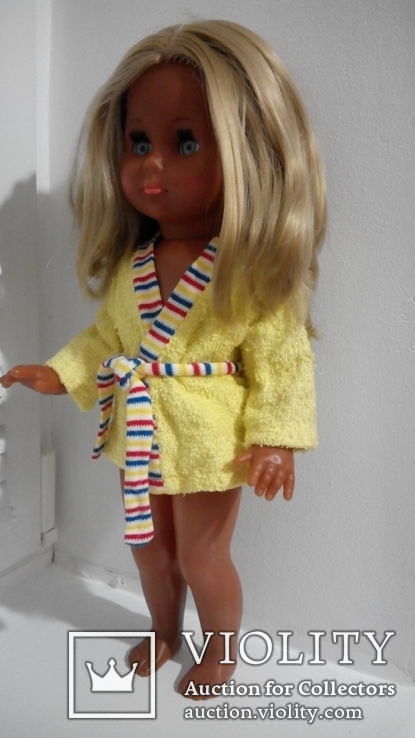 Роскошная кукла мулатка Schildkröt 44см плачет Германия, фото №6