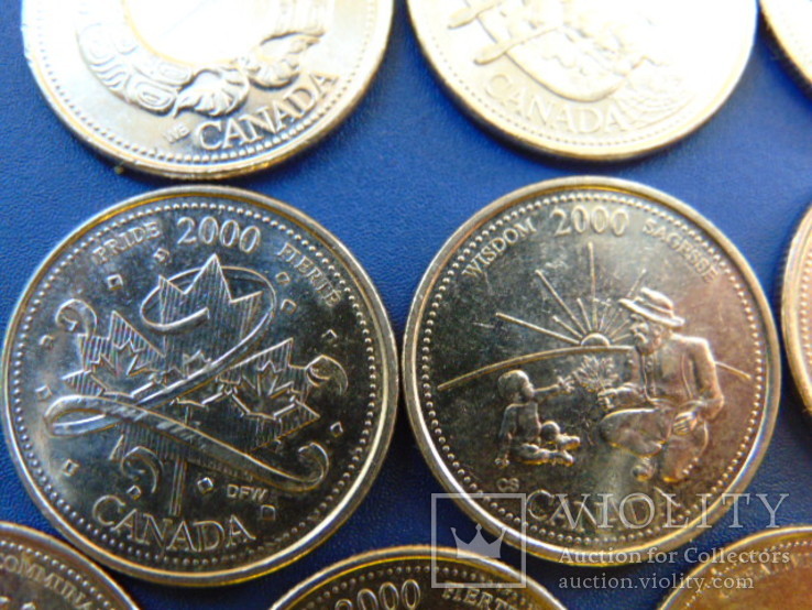 25 центов Канада  2000 год, фото №6