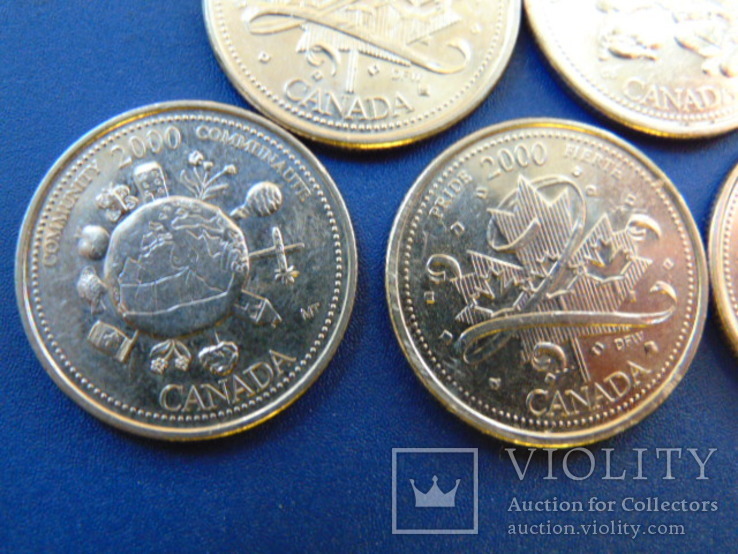 25 центов Канада  2000 год, фото №9