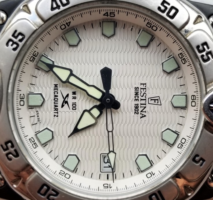 Мужские часы Festina F6543 Mecaquartz WR100m, numer zdjęcia 11
