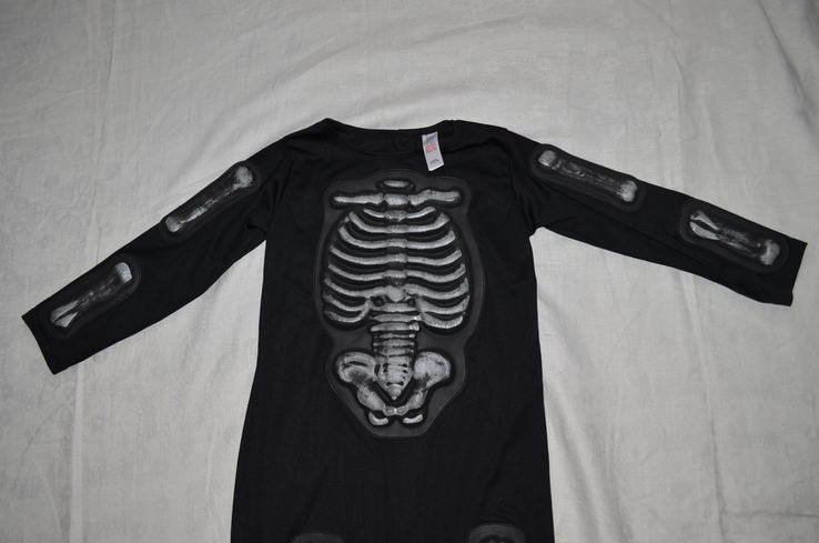 Скелет костюм TU Halloween Хэллоуин карнавальный маскарадный выпуклые кости кащей вампир, photo number 3
