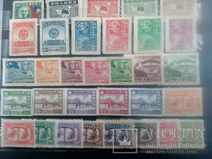 марки Китая 1940 - 60 год .,32 марки ., фото №2
