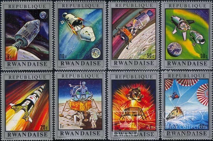 Руанда 1970 космос