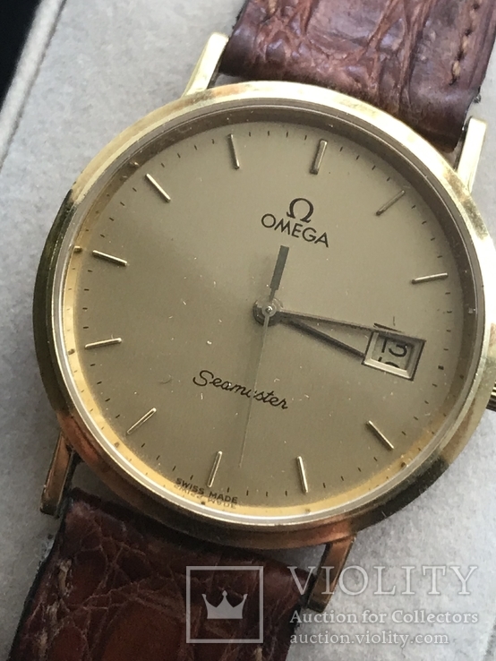 Золотые часы Omega омега, фото №3
