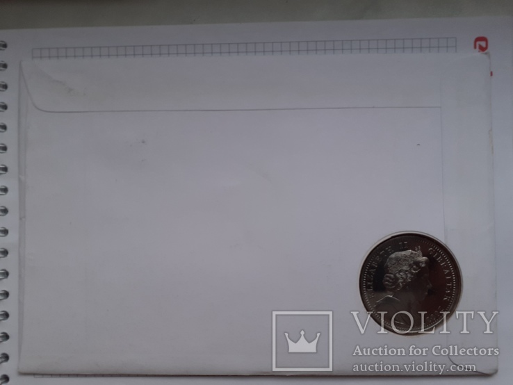 Коллекционный конверт ‘‘ № 0069’’Гибралтар поч. марка, спец. гашение, монета, фото №12