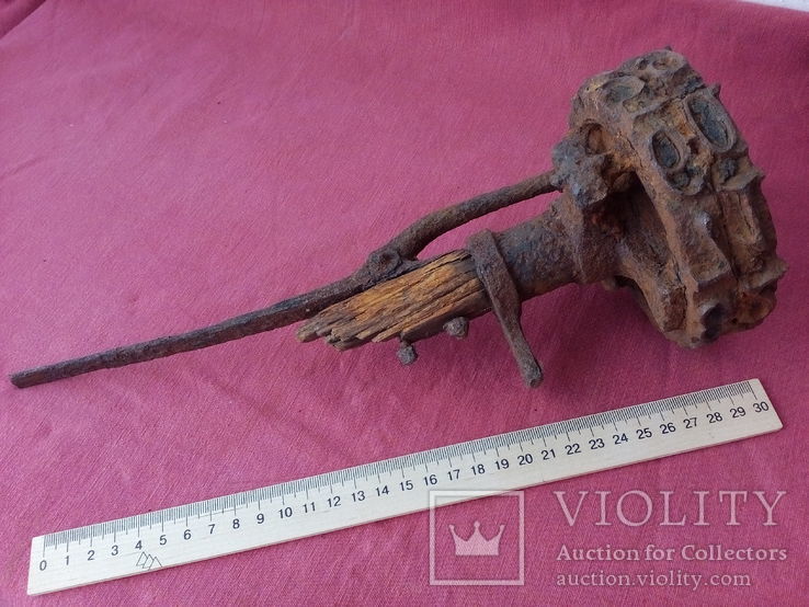 Старинный инструмент для маркировки дерева (на реставрацию), фото №2