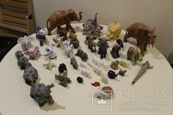 Колекція слонів, десь 45 штук з різних країн., фото №2