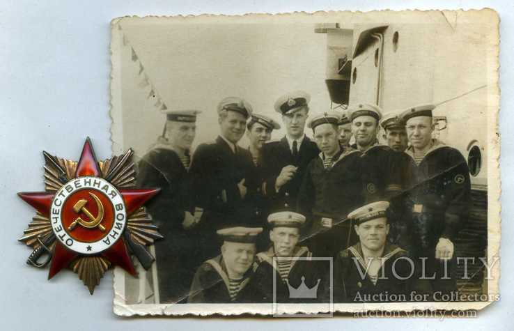 ОВ1 Отечественная война 1 ст. на моряка, фото №2