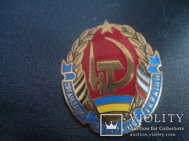 Знак Организация ветеранов Украины тяж., фото №2
