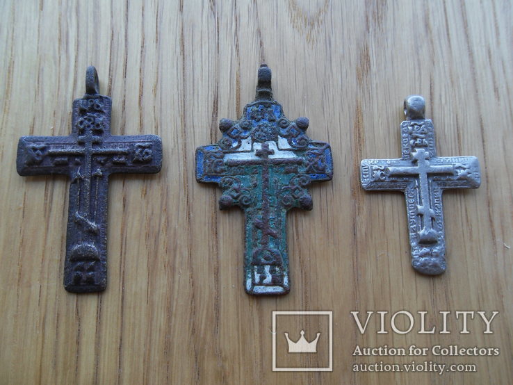 Нательные кресты 17-18 века, фото №2