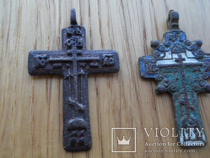 Нательные кресты 17-18 века, фото №4