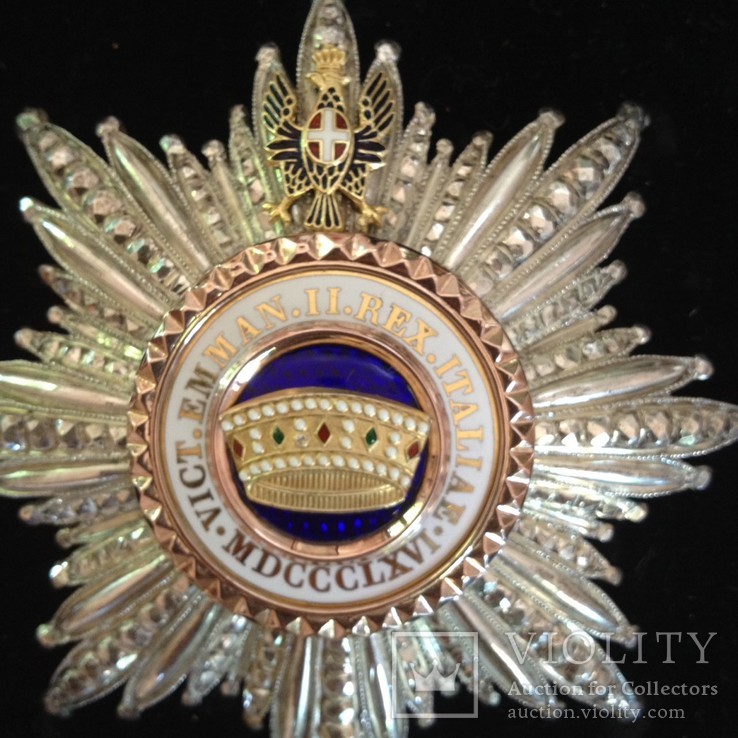 Италия: орден короны Италии, большой крест комплект, в чехле.