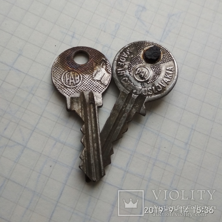 Ключи от мотоцикла "FAB"Чехословакия., фото №5