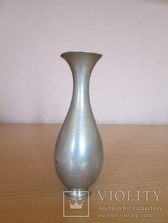 Оловянная вазочка германия начало 20 века., фото №2
