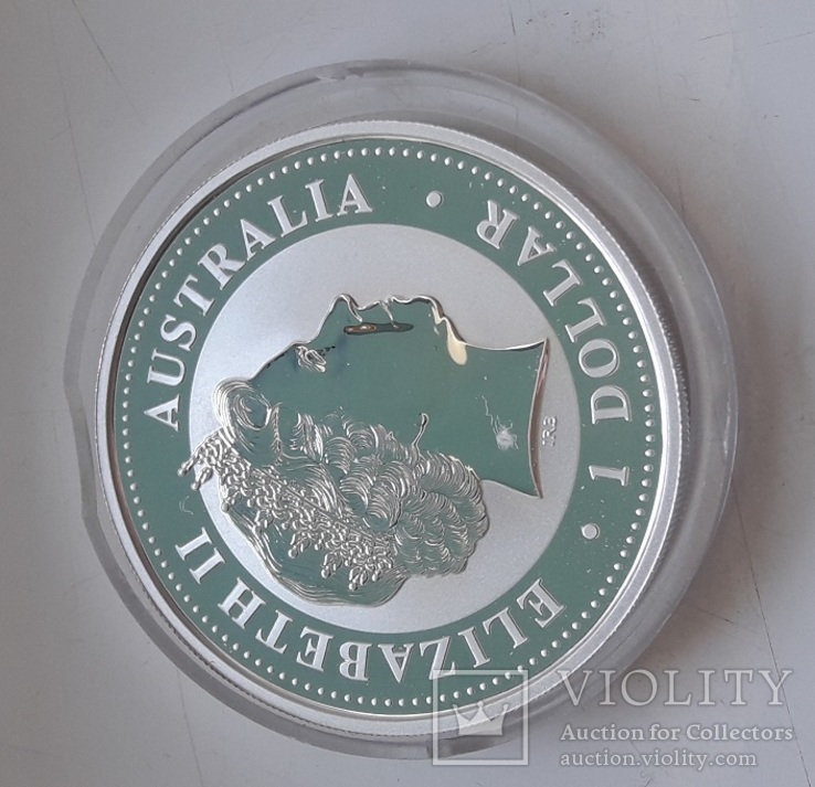 1 доллар 2006 Австралия лунар собака, фото №3