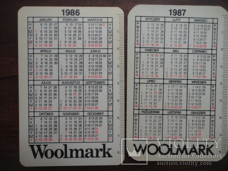 Реклама компании WOOLMARK в Польше 1986,87, фото №3