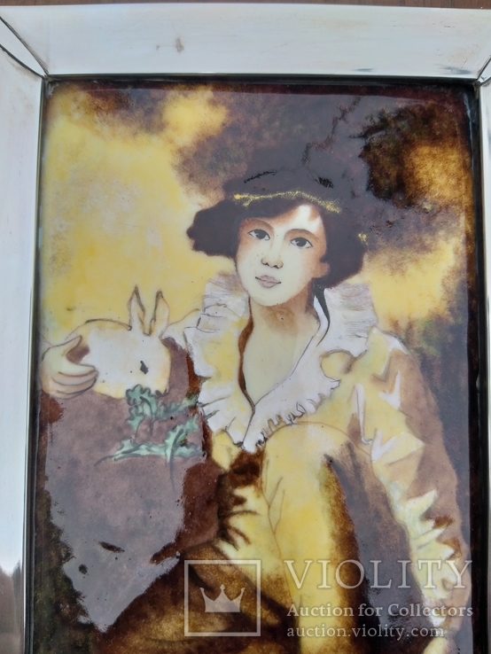 Картина гарячие Эмали, серебро, фото №3