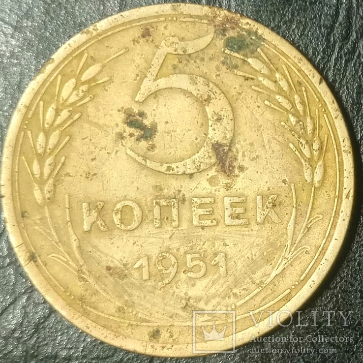 5 копеек 1951 г., фото №3