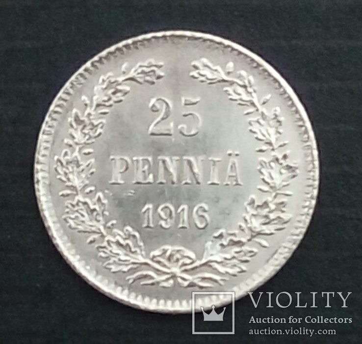 25 пенни 1916г UNC, фото №3