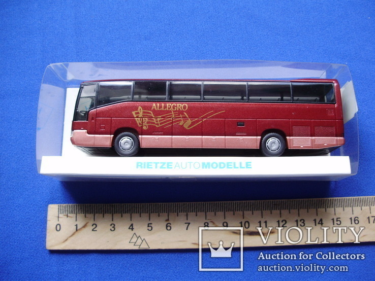 Автомодели  64903  Rietze 1:87 Германия Автобус  Mercedes 0404 RHD, фото №12