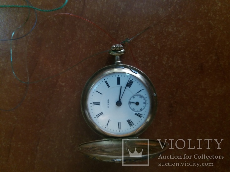 Часы швейцарские EBEL 1800 года, 585 проба, 14 карат, три золотых крышки., фото №5