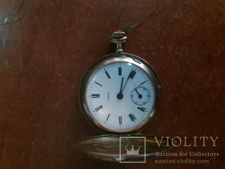 Часы швейцарские EBEL 1800 года, 585 проба, 14 карат, три золотых крышки., фото №6