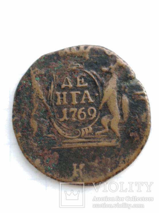 Денга 1769 Сибирская монета